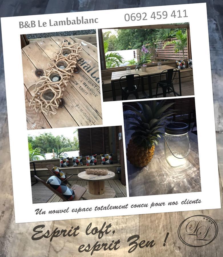 Le Lambablanc Bed & Breakfast Bras-Panon Exterior photo